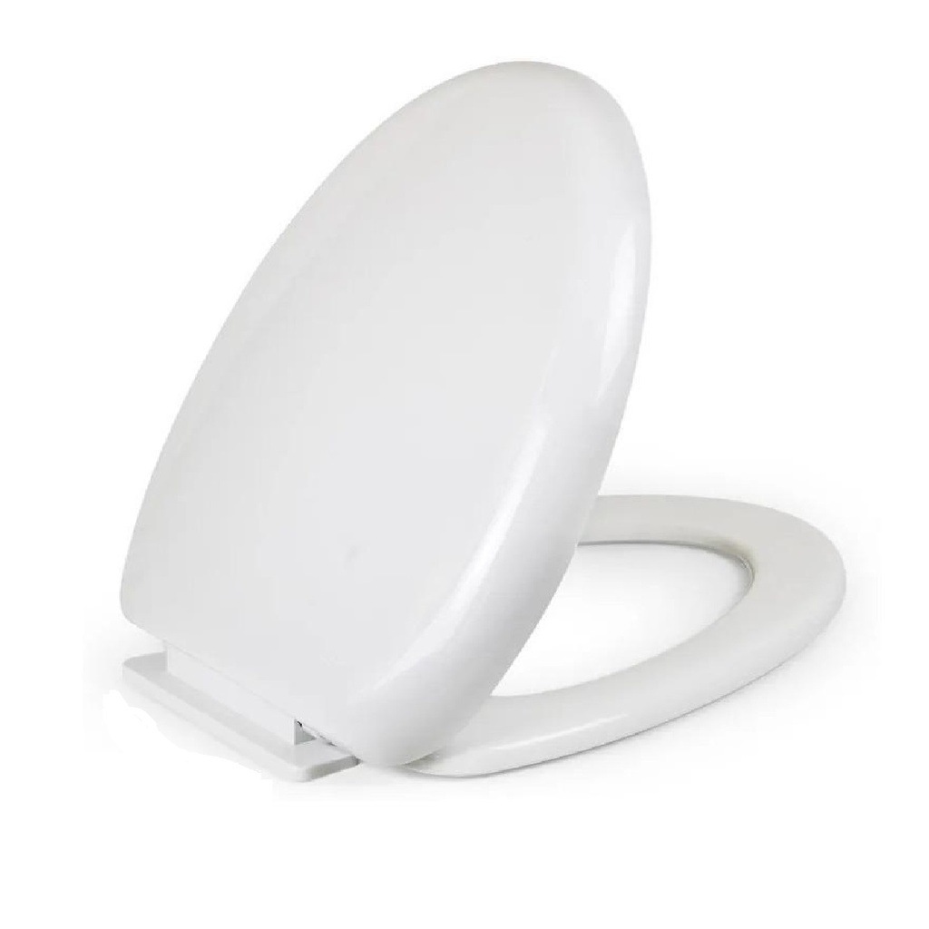 TAPA ASIENTO PARA WC ELONGADO CIERRE LENTO LINEA CONFORT REF. CH-A203 MARCA COFLEX