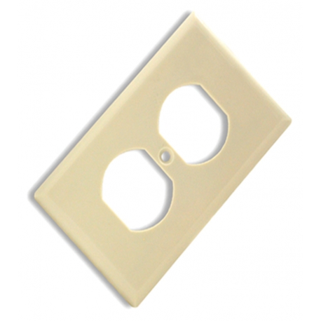 TAPA PARA TOMA 270 COLOR MARFIL DOBLE REF.2132V MARCA COOPER