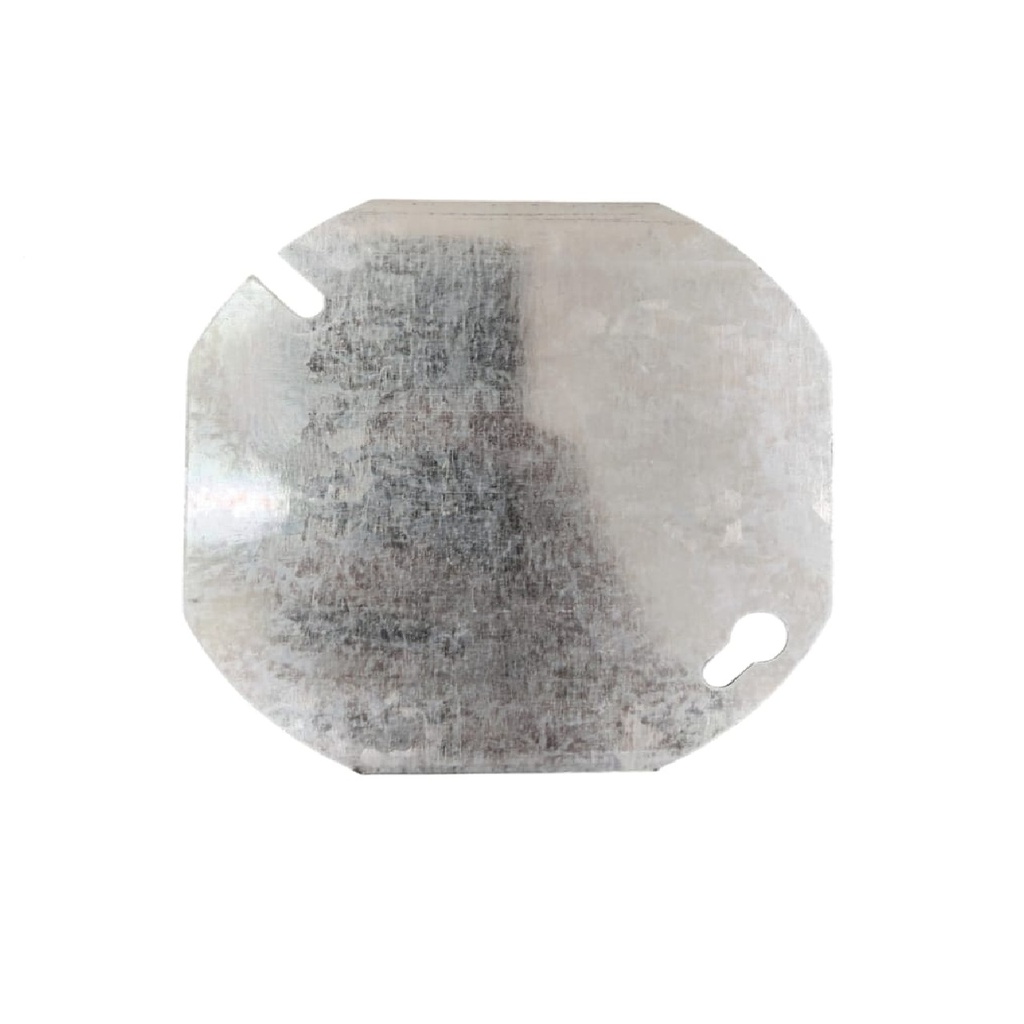 TAPA CIEGA GALVANIZADA OCTOGONAL / REDONDA DE 4" UNIDAD REF. TC4405 / EMTB1021 MARCA DONSEN - ILUMINAK