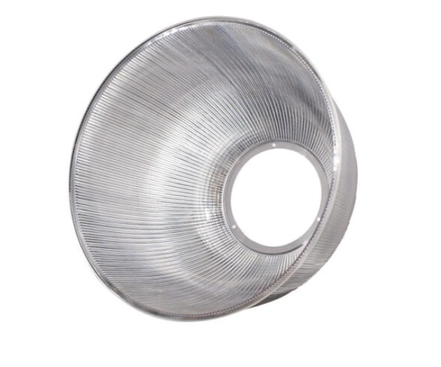 TAPA INFERIOR DE POLICARBONATO PARA CAMPANA DE 22" MARCA HEA LIGHT
