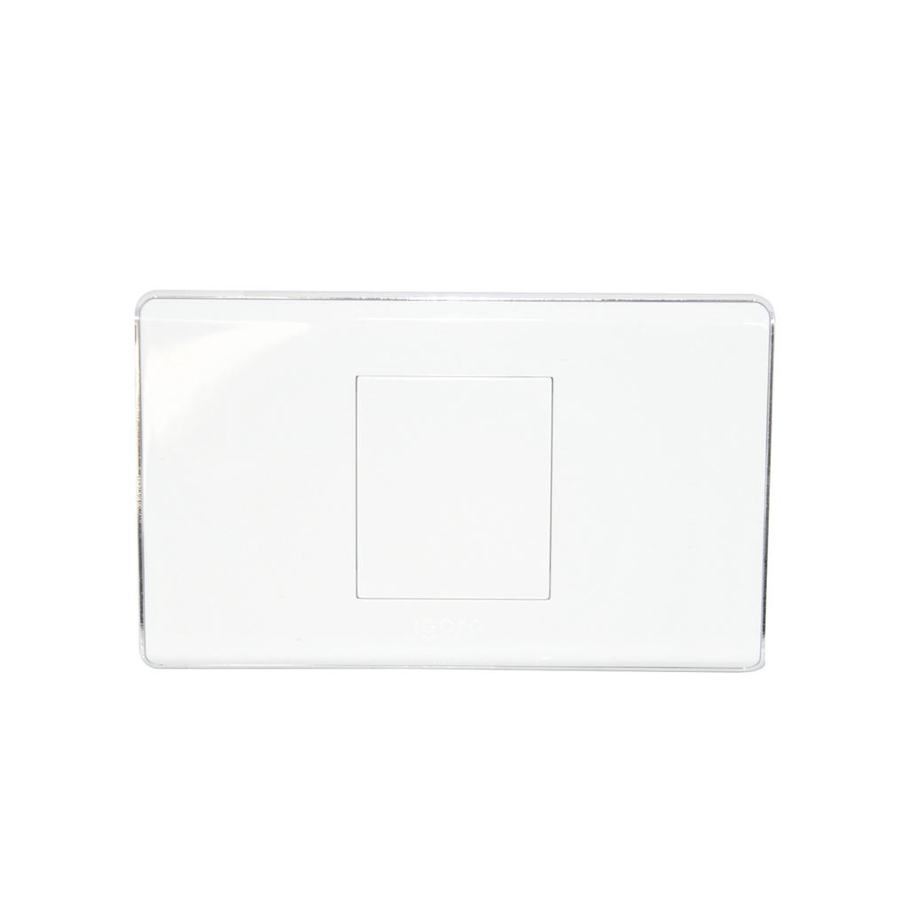 TAPA CIEGA COLOR BLANCO/METAL REF. A6000 MARCA IGOTO