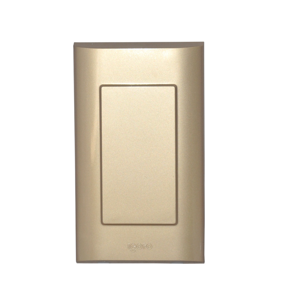 TAPA CIEGA COLOR DORADO REF. B1200-G MARCA IGOTO