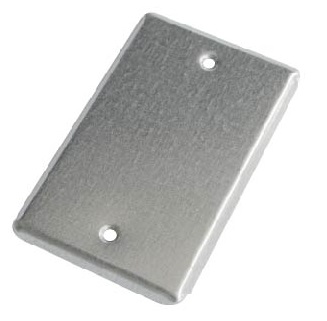 TAPA CIEGA RECTANGULAR GALVANIZADA DE 4 X 2" CAL 26 REF. 643532 / 12060002 MARCA INDUMA