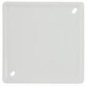 TAPA CIEGA PLASTICA CUADRADA DE 4 X 4" COLOR BLANCO UNIDAD REF. T1206-0021 MARCA INDUMA