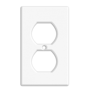 TAPA PARA TOMA 270 COLOR BLANCO DOBLE REF. KOB-070W / TAN-70W 644676 MARCA KOBY