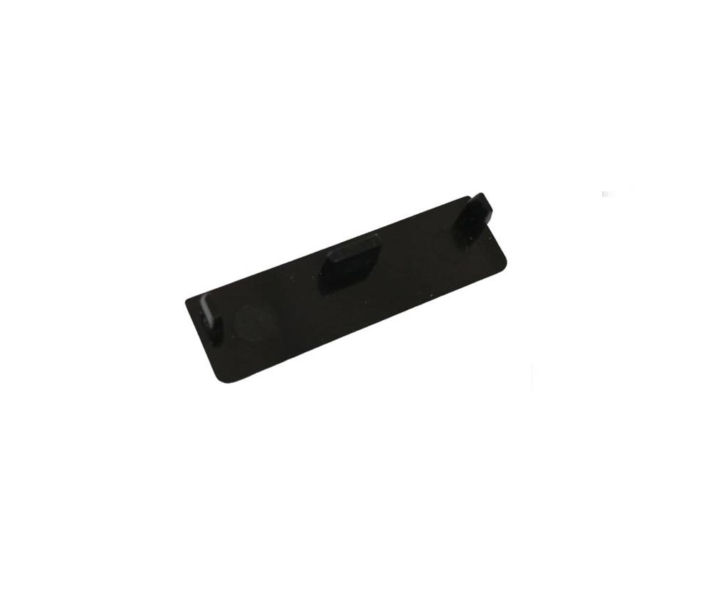 TAPA PARA RIEL MAGNETICO SLIM 3.5 X 1 X 0.18 CM COBERTURA LATERAL NEGRO REF. LUM-636 MARCA LUMIND