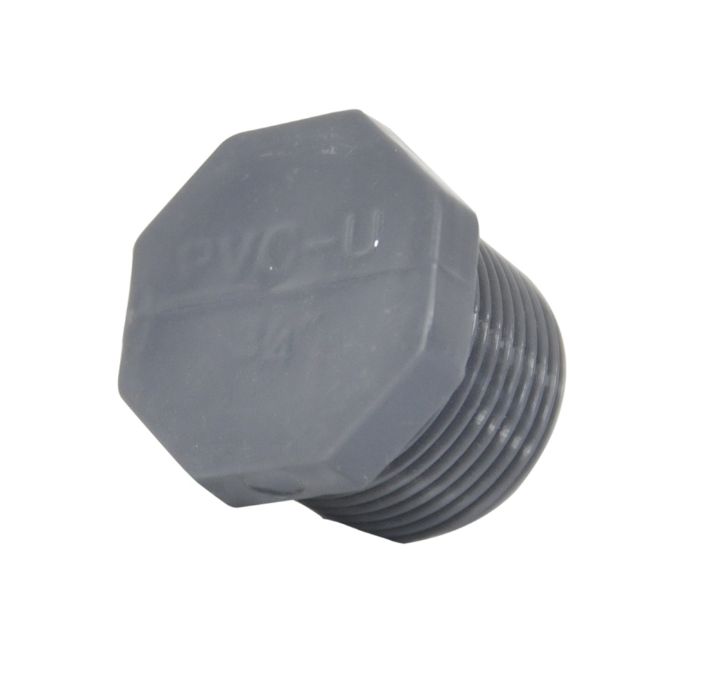 TAPON MACHO PVC AF DE 3/4" ROSCADO REF. CPP-AB17 MARCA SEMILIC