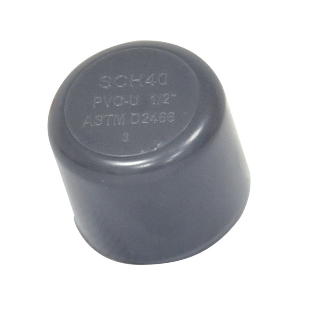 TAPA DE PVC AF DE 1/2" SOLDABLE REF. CPV-AF28 MARCA SEMILIC