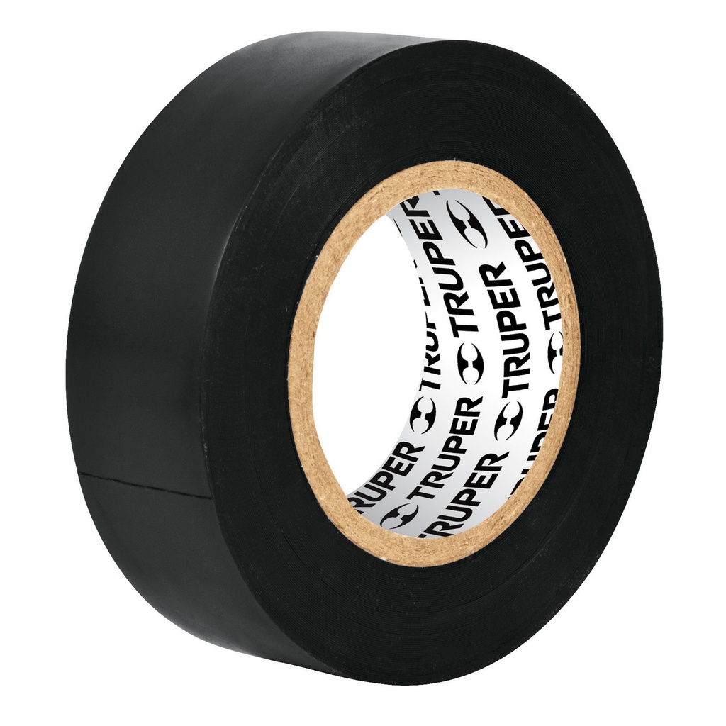 TAPE O CINTA ELECTRICA DE VINIL PROF. NEGRO 3/4 X 18 MTS. MOD. M-33 REF.12500 MARCA TRUPER