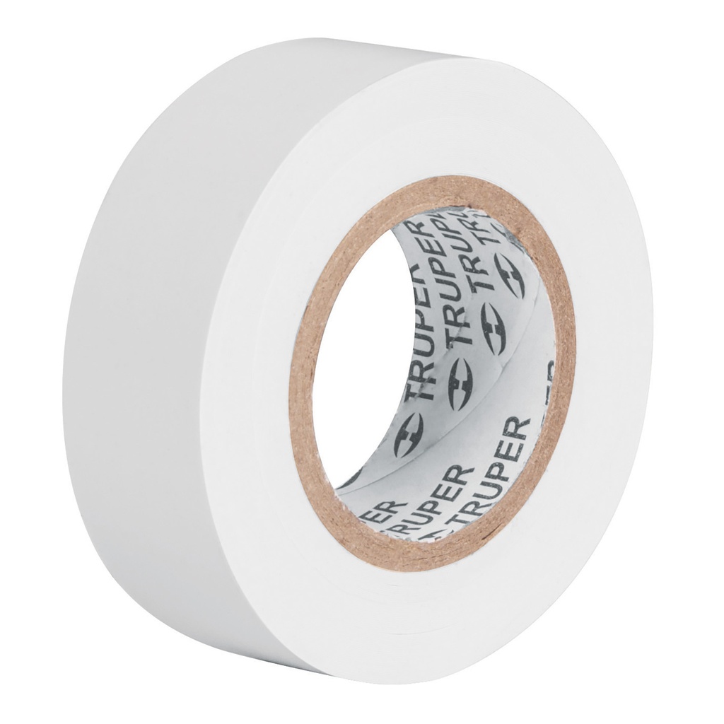 TAPE O CINTA ELECTRICA DE VINIL PROF. BLANCO 3/4 X 18 M. MOD. M-33B REF.12506 MARCA TRUPER