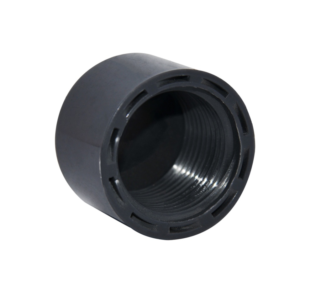 TAPA DE PVC ROSCABLE AF ASTM 3/4" REF. 1010000403 MARCA TUBRICA