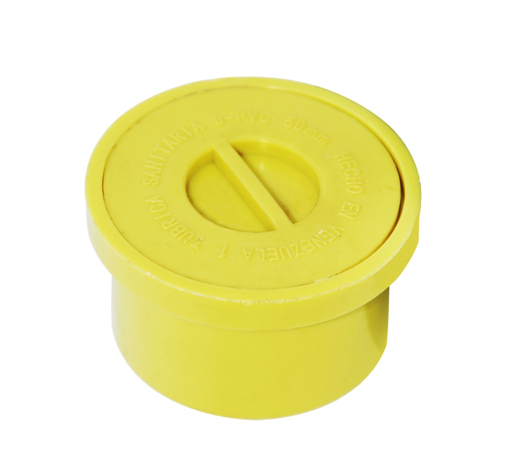 TAPA DE REGISTRO DE PVC PARA AGUA SERVIDA DE 50 MM (2") REF. 1010000728 MARCA TUBRICA