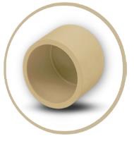 TAPA DE CPVC SOLDABLE AC 1" REF. C600503G MARCA UNITECA