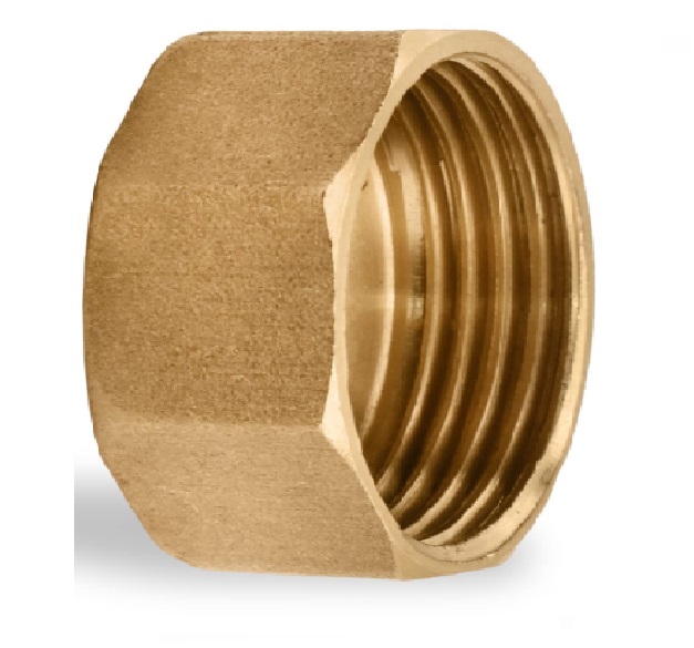 TAPA HEXAGONAL HEMBRA DE LATON - ROSCA NPT 1/8" REF. 109-BV-40 MARCA VENEPRO
