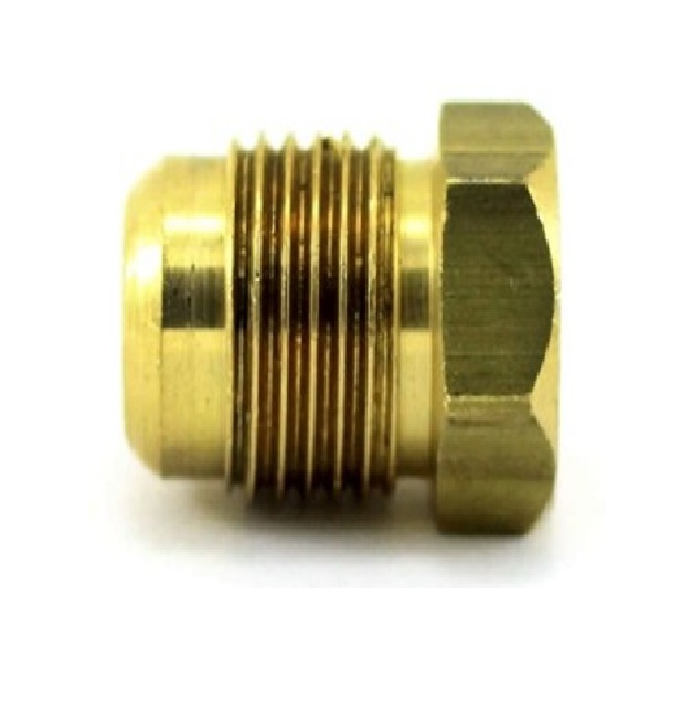 TAPON DE LATON FLARE 45° - DIAM. DE TUBO 5/8" REF. 639-FV-20 MARCA VENEPRO