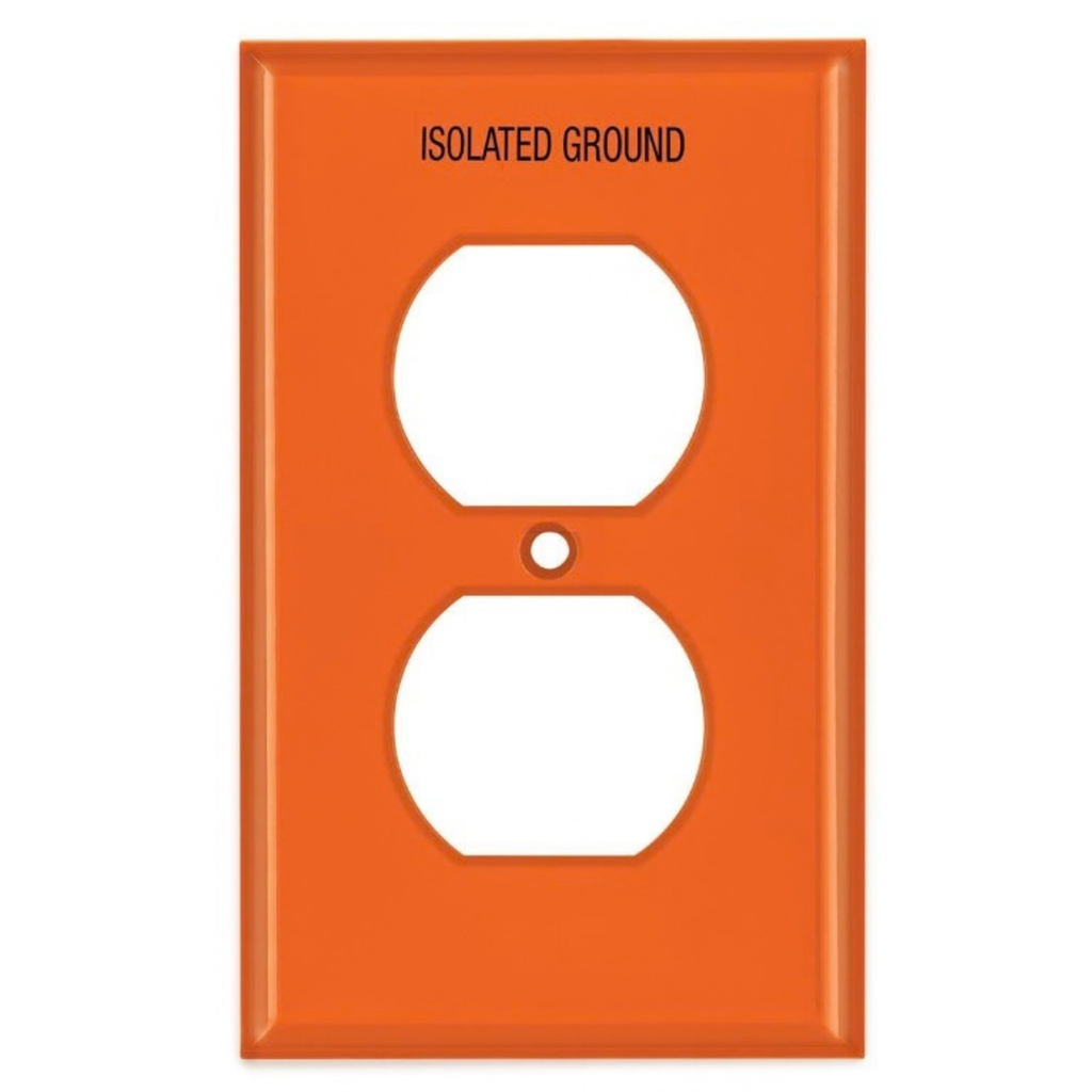 TAPA PARA TOMA 270 COLOR NARANJA DOBLE DE POLICARBONATO REF. 46409 MARCA VOLTECK