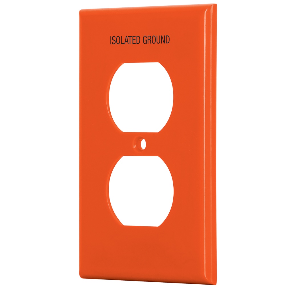 TAPA PARA TOMA 270 COLOR NARANJA DOBLE DE POLICARBONATO REF. 46409 MARCA VOLTECK