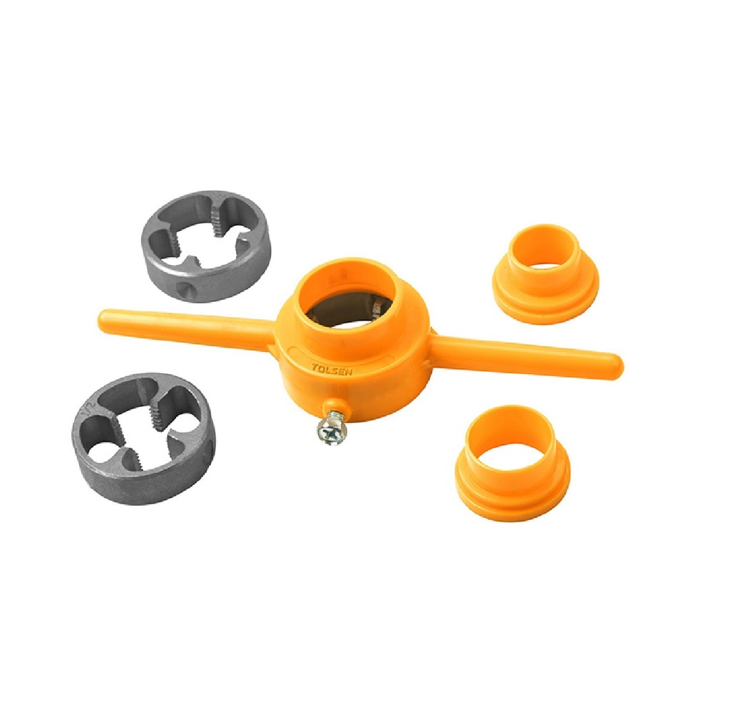 TARRAJA PARA TUBERIA PVC INCLUYE DADOS 1/2, 3/4 - 1" REF. 33008 MARCA TOLSEN