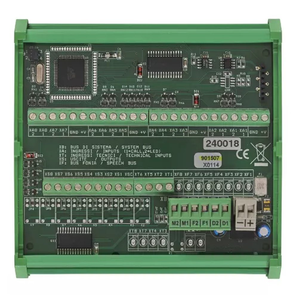 TARJETA ELECTRONICA 8 ENTRADAS 8 SALIDAS SERIE CALL WAY REF. 02096 MARCA VIMAR