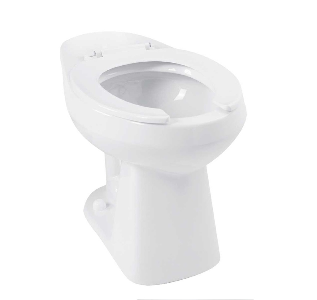WC P/ FLUXOMETRO SANITARIO ADRIATICA ENTRADA POST. CON TAPA ASIENTO BLANCO REF. 213191001 CORONA
