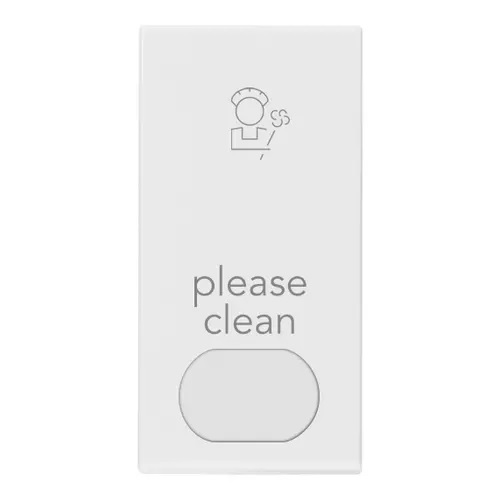 TECLA 1M + DIFUSOR SIMB.PLS COLOR BLANCO SERIE NEVE UP REF. 09026.PLS MARCA VIMAR