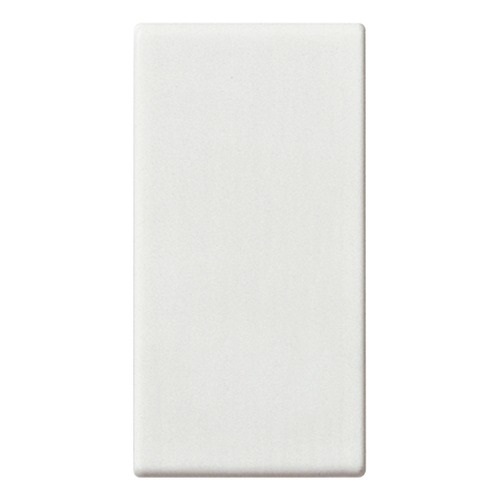 TECLA ILUMINABLE A ANILLO 1 MODULO COLOR BLANCA SERIE PLANA REF. 14021 MARCA VIMAR