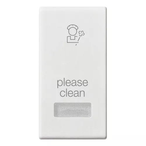 TECLA 1M + DIFUSOR SIMB.PLS COLOR BLANCO SERIE PLANA REF. 14026.PLS MARCA VIMAR