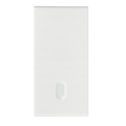 TECLA ILUMINABLE INTERCAMBIABLE 1 MODULO COLOR BLANCO SERIE ARKE REF. 19021.B MARCA VIMAR
