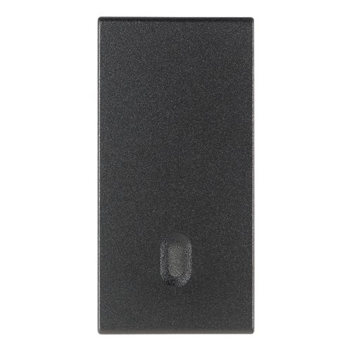 TECLA ILUMINABLE INTERCAMBIABLE 1 MODULO COLOR GRIS SERIE ARKE REF. 19021 MARCA VIMAR