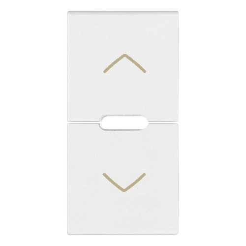 TECLA 2 BOTONES MEDIOS 1M SIMB. FLECHAS COLOR BLANCO SERIE ARKE REF. 19755.2.B MARCA VIMAR
