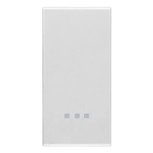 TECLA ILUMINABLE INTERCAMBIABLE 1 MODULO COLOR NEXT SERIE EIKON REF. 20021.N MARCA VIMAR