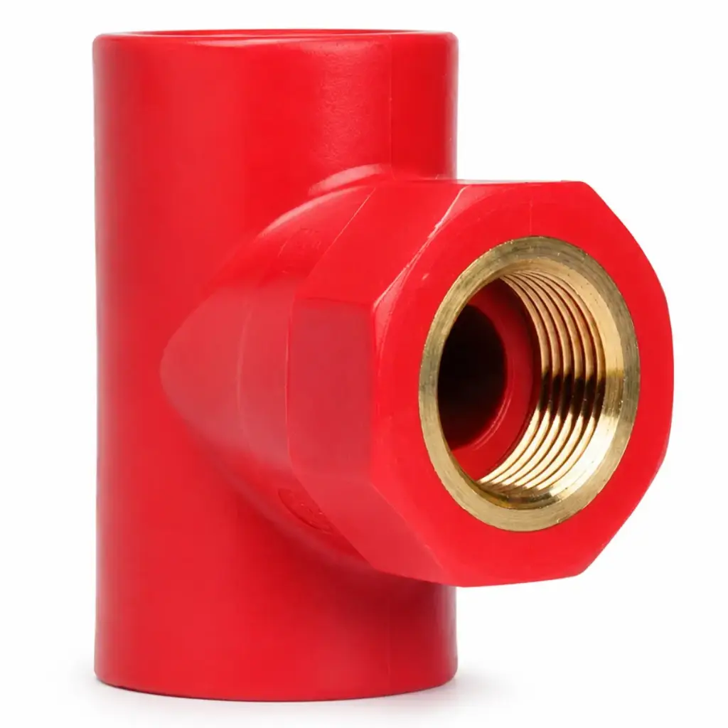 TEE LISA DE 75 MM FIRETEC LINEA ROJA COD-DSC007F MARCA DONSEN