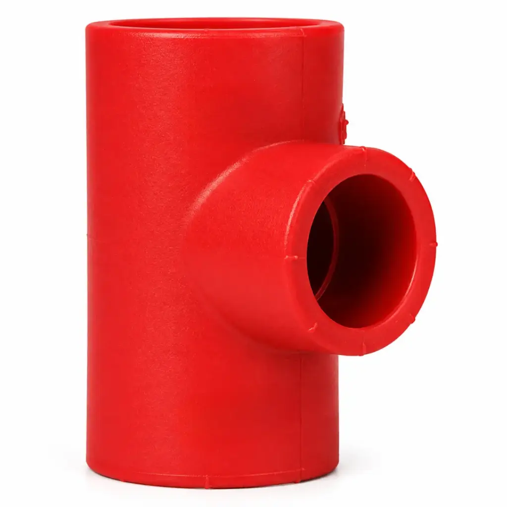 TEE REDUCIDA LISA DE 110 X 90 MM FIRETEC LINEA ROJA COD-DSC127F MARCA DONSEN