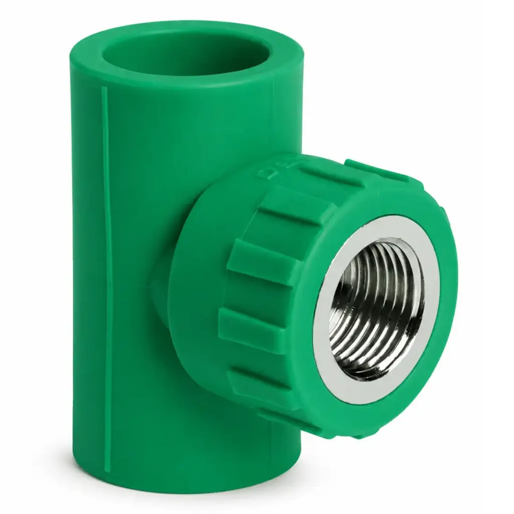 TEE CON ROSCA HEMBRA DE 20 MM X 1/2" REF. DSC201 MARCA DONSEN
