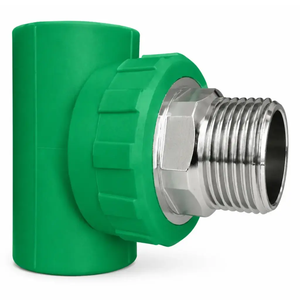 TEE CON ROSCA MACHO DE 32 MM X 3/4" REF. DSC305 MARCA DONSEN