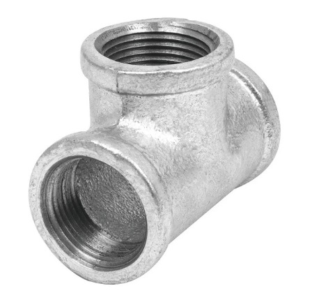 TEE GALVANIZADO DE 1 1/4" ROSCADA ( UNIDAD ) REF. TEE-0008 MARCA INFINITY