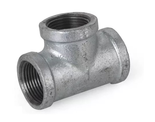 TEE REDUCCION GALVANIZADO 1" X 3/4" ( UNIDAD ) REF. TEE-0013 MARCA INFINITY