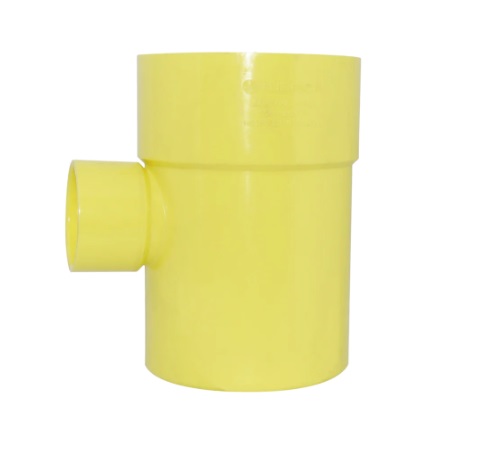 TEE DE PVC REDUCIDA PARA AGUA SERVIDA DE 110 MM X 50 MM (4" X 2") REF. 928487 MARCA PAVCO