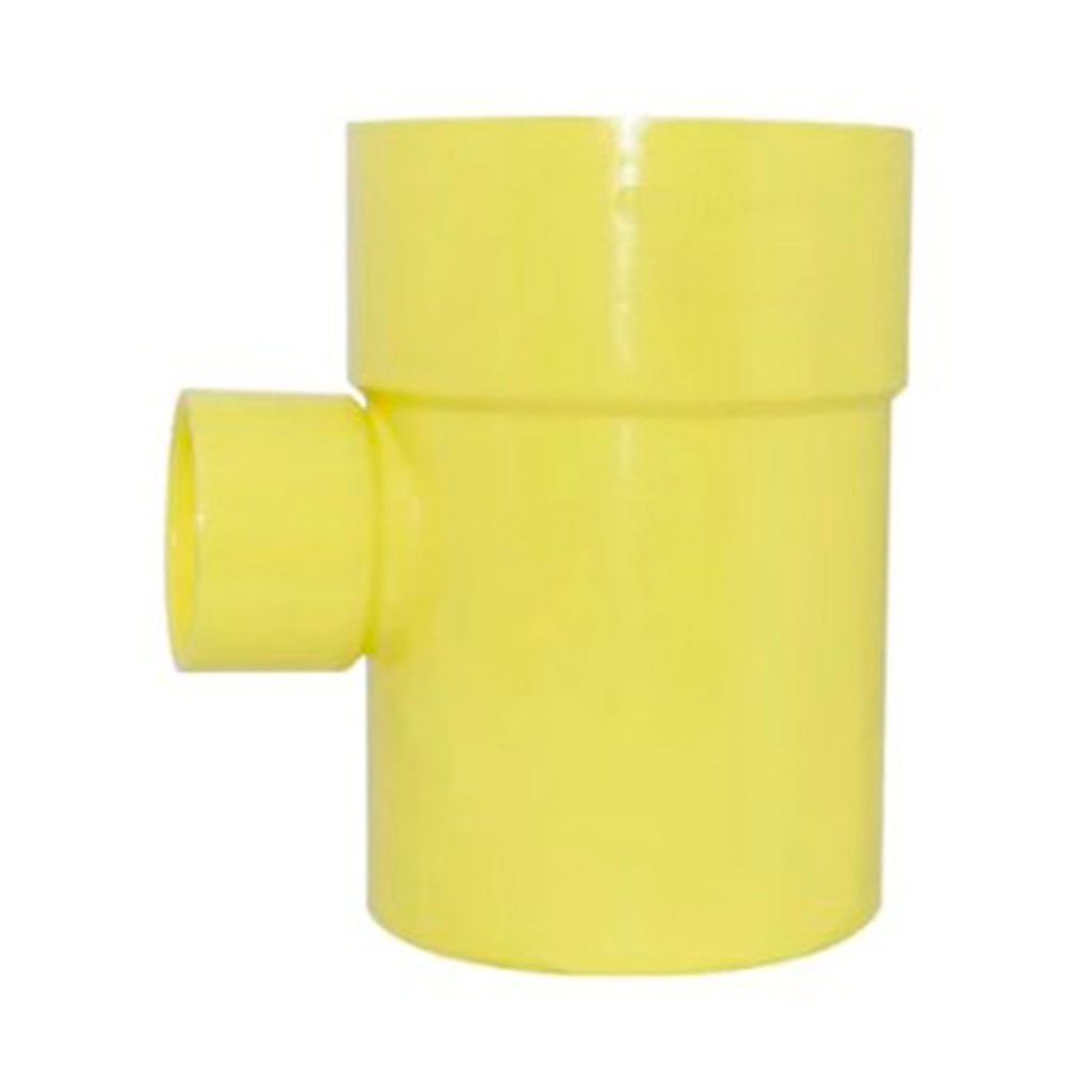 TEE DE PVC REDUCIDA PARA AGUA SERVIDA DE 110 MM X 75 MM (4" X 3") REF. 928488 MARCA PAVCO