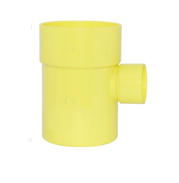 TEE DE PVC REDUCIDA PARA AGUA SERVIDA DE 75 MM X 50 MM (3" X 2") REF. 928496 MARCA PAVCO