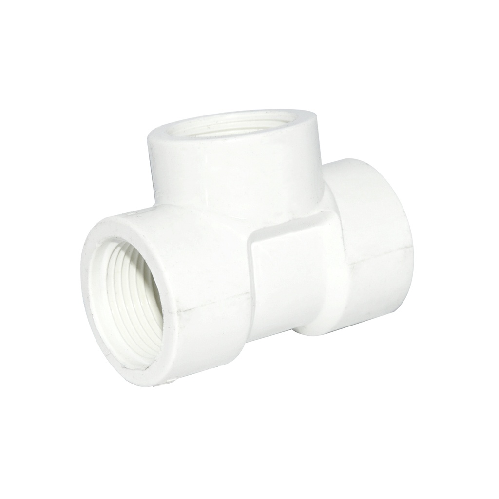 TEE DE PVC AF DE 3/4" CON ROSCA REF.CPP-AB08 MARCA SEMILIC