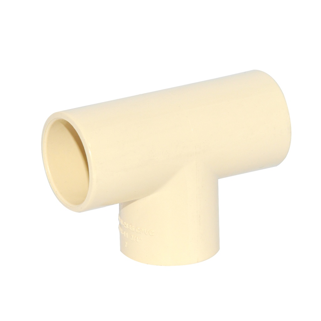 TEE DE CPVC AC DE 3/4" SOLDABLE REF. CPV-AC06 MARCA SEMILIC