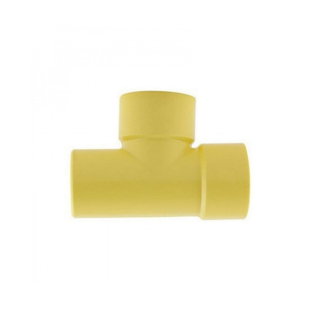 TEE DE PVC PARA AGUA SERVIDA DE 160 MM ( 6" ) C X C X C REF. C050026S MARCA UNITECA