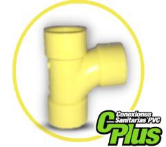 TEE DE PVC PARA AGUA SERVIDA DE 250 MM ( 10 " ) C X C X C REF. C050027S MARCA UNITECA