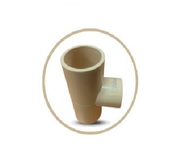 TEE DE CPVC AC 1/2" REF. C050501G MARCA UNITECA
