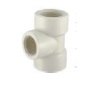 TEE REDUCIDA DE PVC AF DE 3/4" X 1/2" CON ROSCA REF. C062401G MARCA UNITECA