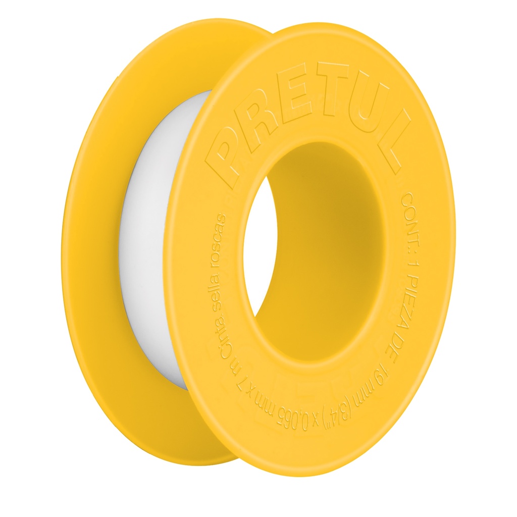 TEFLON PROFESIONAL 3/4" X 7 MT. MOD. CTF-3/4P REF. 27011 MARCA PRETUL