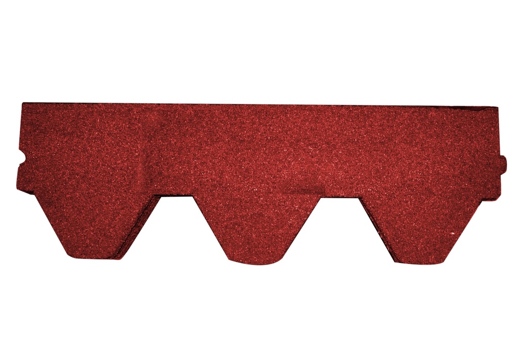 TEJA ASFALTICA COLOR ROJO / PAQ DE 3 MT2 MOD. EKO TEJA HEXAGONAL MARCA CINDU