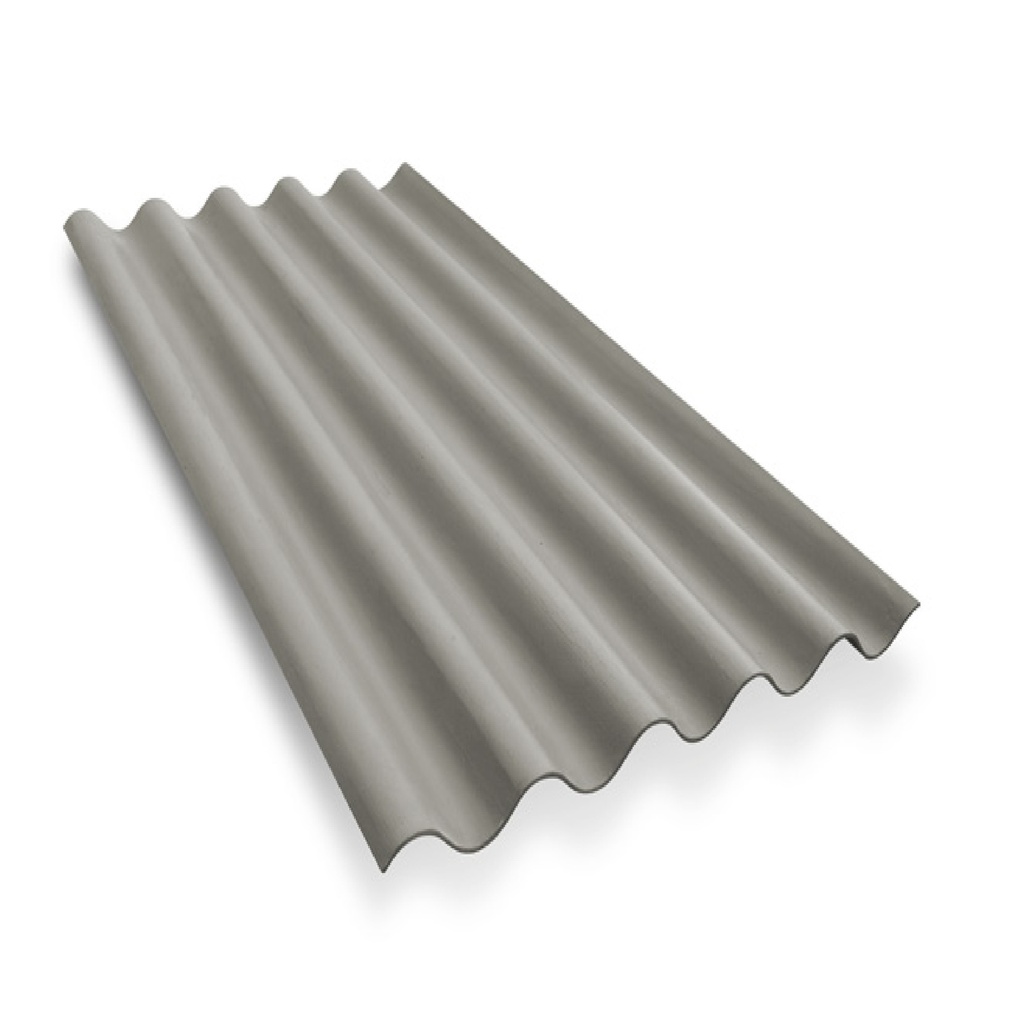 LAMINA DE TECHO / TEJA ONDULADA DE FIBROCEMENTO 2.44 X 0.92 MTS MOD.FLEXIFORTE P7 NRO. 8 ( 0.87MT UTIL ) MARCA ETERNIT