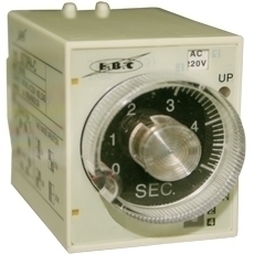 TEMPORIZADOR ANALOGO RANGO 0.1-1S / 0.1-10S / 5-60S / 0.5-6 MIN 8 PINES 220 VAC REF.76312 MARC EBCHQ